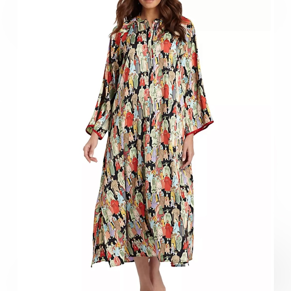 NATORI
DYNASTY MANDARIN
ZIP CAFTAN Sz XL